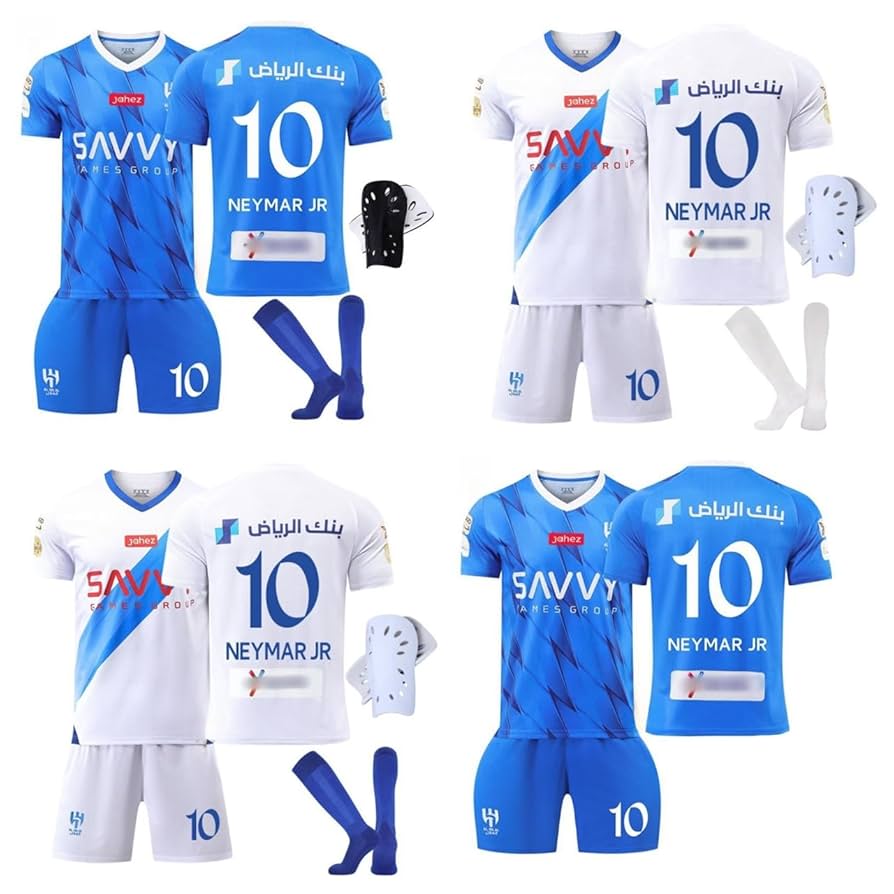 ネイマール ユニフォー厶セット Lサイズ Amazon.co.jp: ジュニア キッズ トサッカーユニフォーム